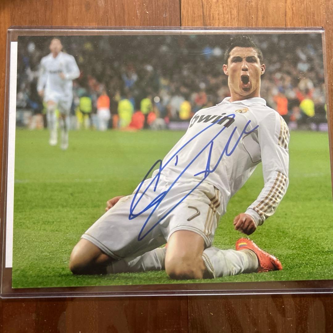 クリスティアーノロナウド 直筆サイン