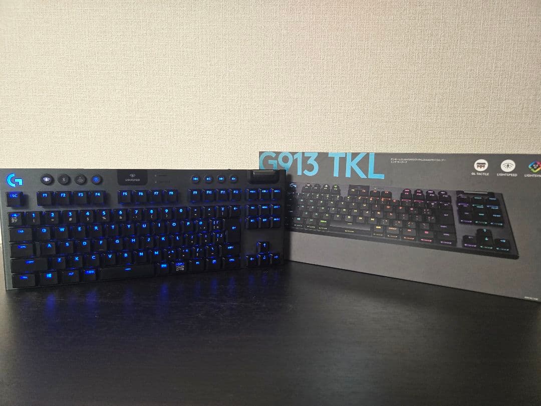 Logicool G913 TKL メカニカルキーボード 茶軸 タクタイル