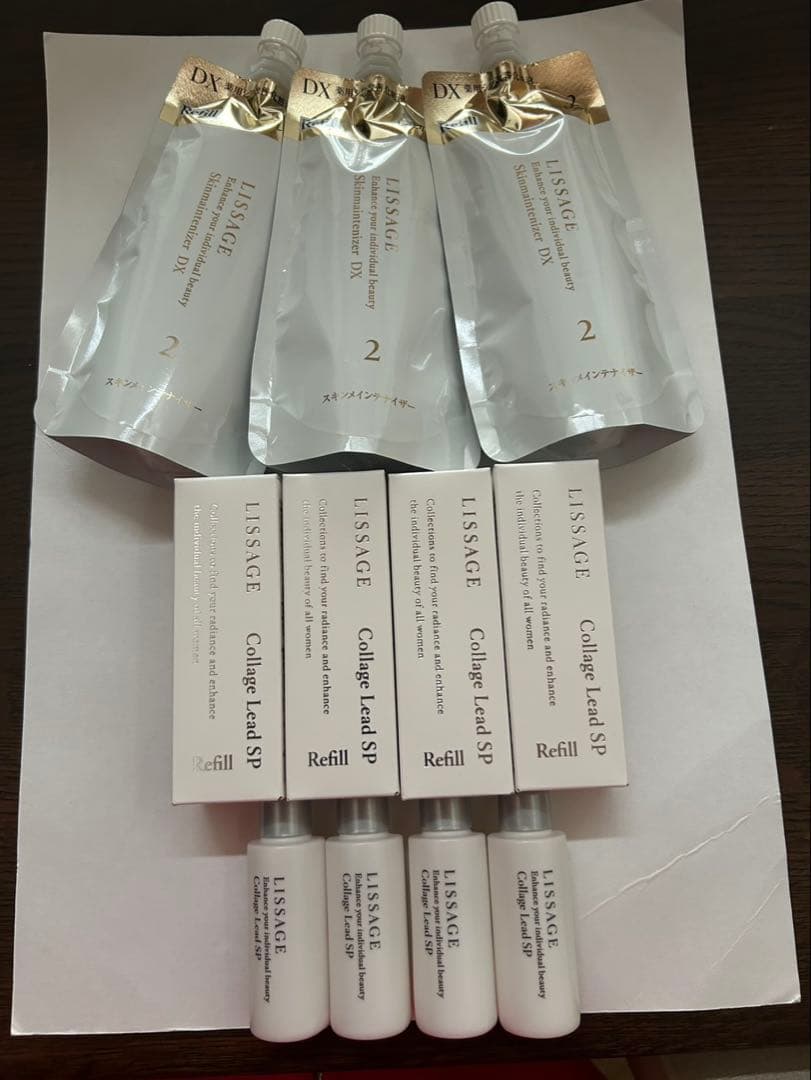 スキンメンテナイザーDX2詰め替え3個 コラげリード詰め替え4個&20m×4