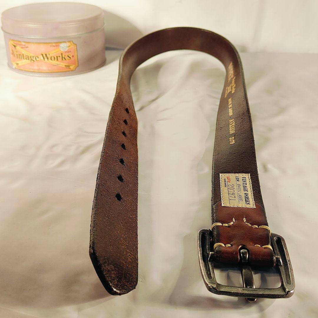 極美品】AVIREX×VintageWorks 高級ドレスベルト 日本製正規品 - メルカリ