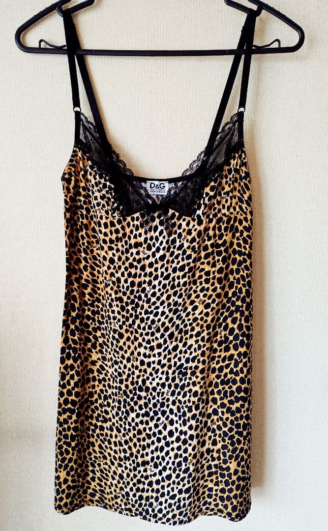 ドルチェ＆ガッバーナ　レオパードキャミソール