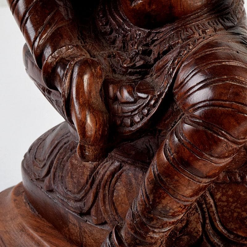 仏教美術 木彫 パールバティ像 置物 N 8904 - メルカリ