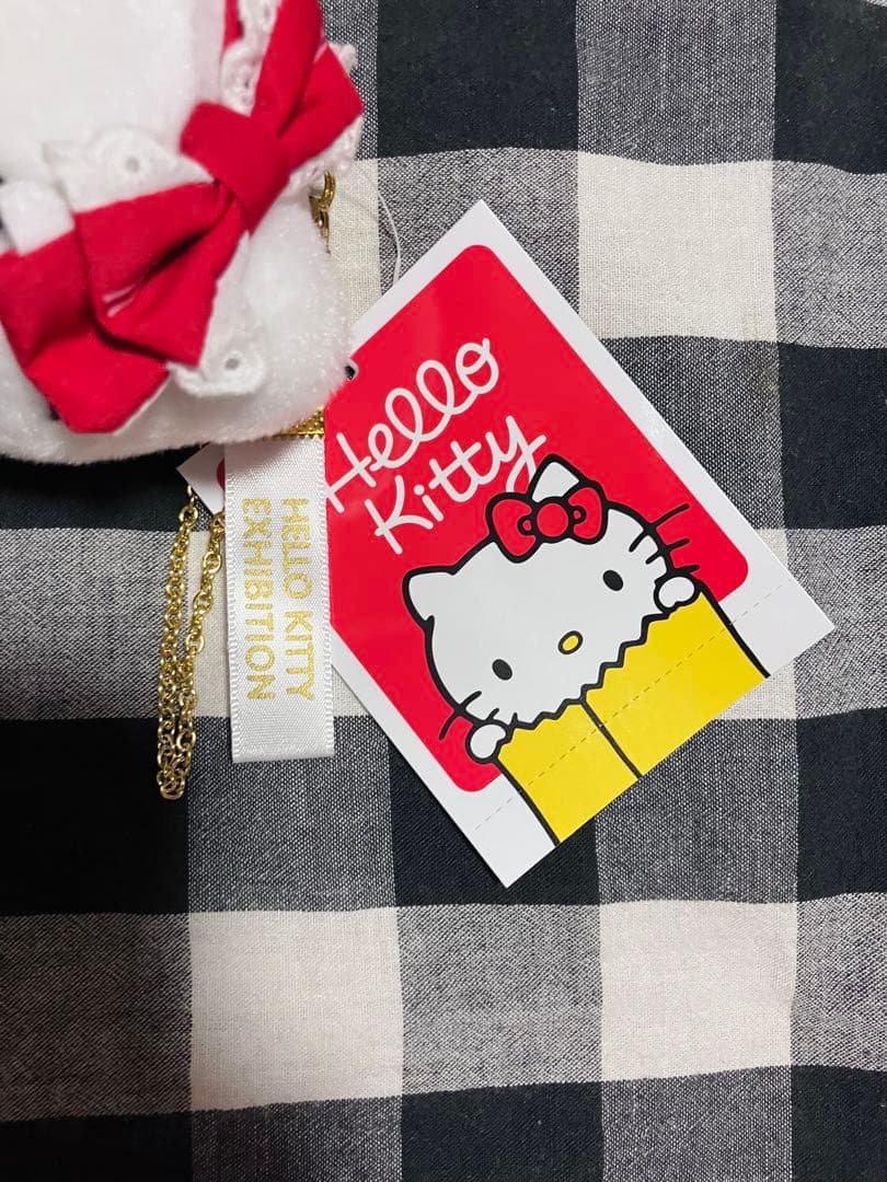 ハローキティ展 いちごドレス マスコットキーホルダー ぬいぐるみ 京都