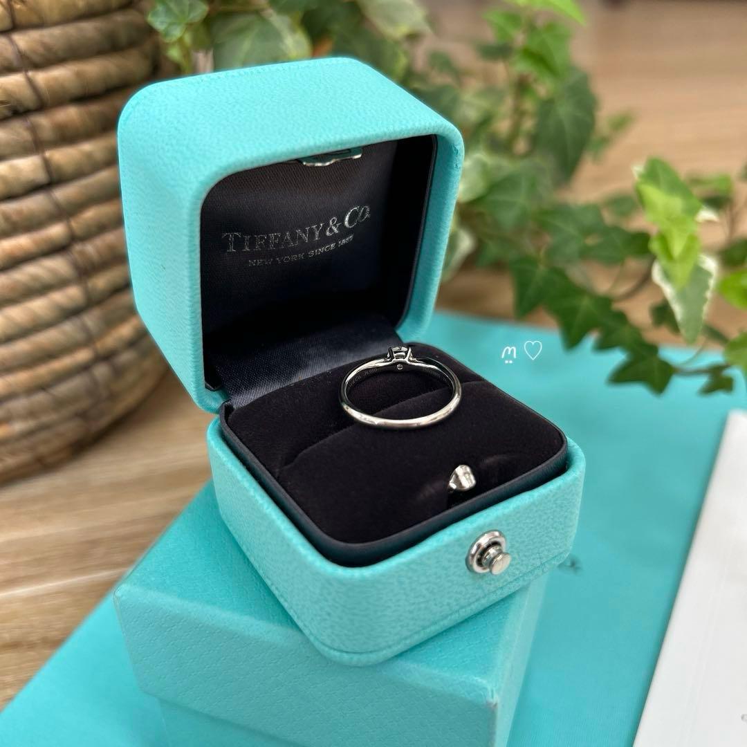 ティファニー　ハーモニーダイヤモンドリング　9号　IF　0.26ct　プラチナ