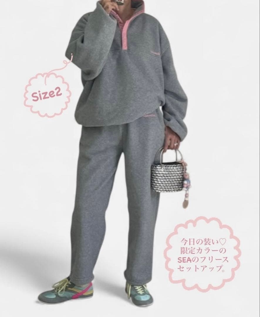 SEA リサイクルフリースプルオーバー 限定カラー size2 - メルカリ