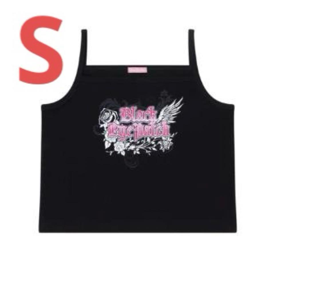 ブラックアイパッチ ROSES AND WINGS CAMISOLE BLACK