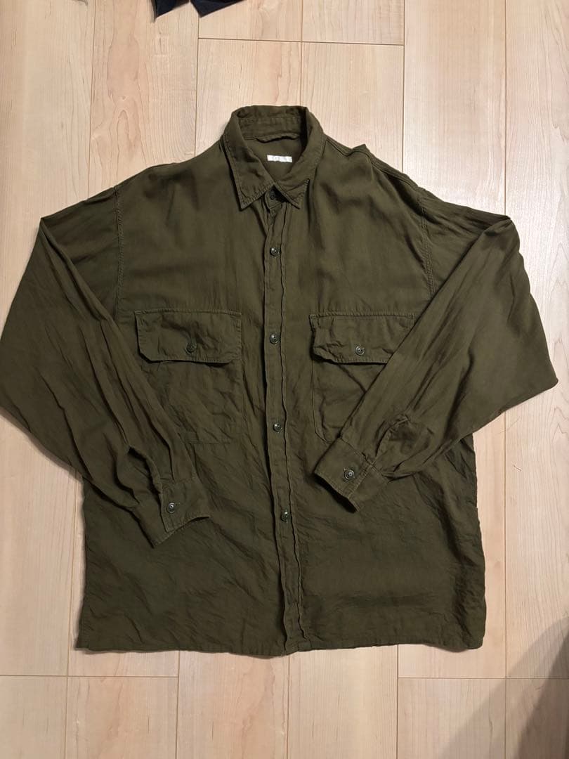 comoli ベタシャン　CPO シャツ