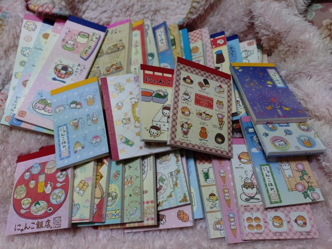 にゃんにゃんにゃんこ★メモ帳34冊セット★サンエックス　にゃんこまつり他