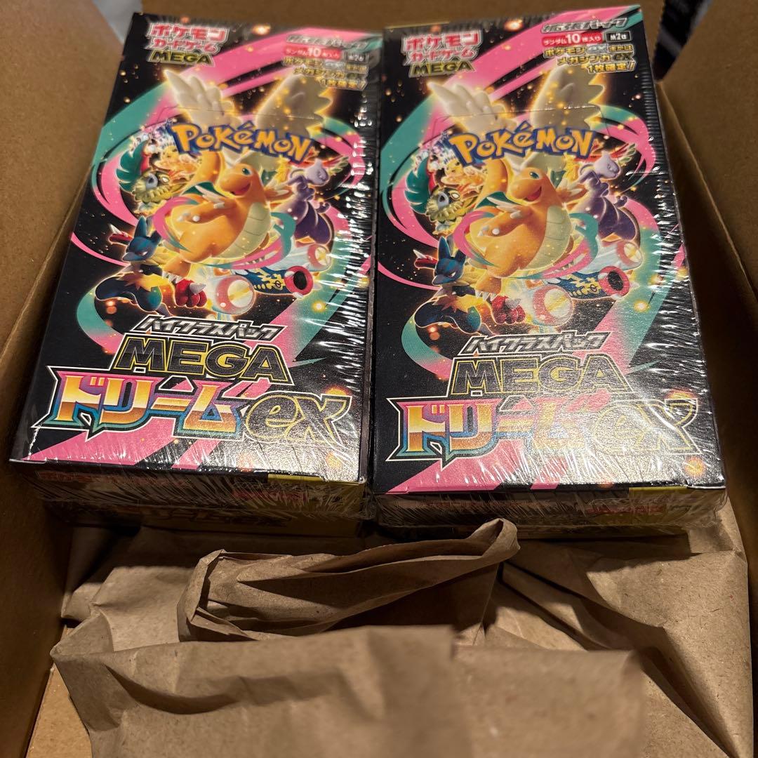 ポケモンカード メガドリームex シュリンク付き2box ポケモンカードゲーム メガドリームex 2BOX シュリンク付き｜Yahoo