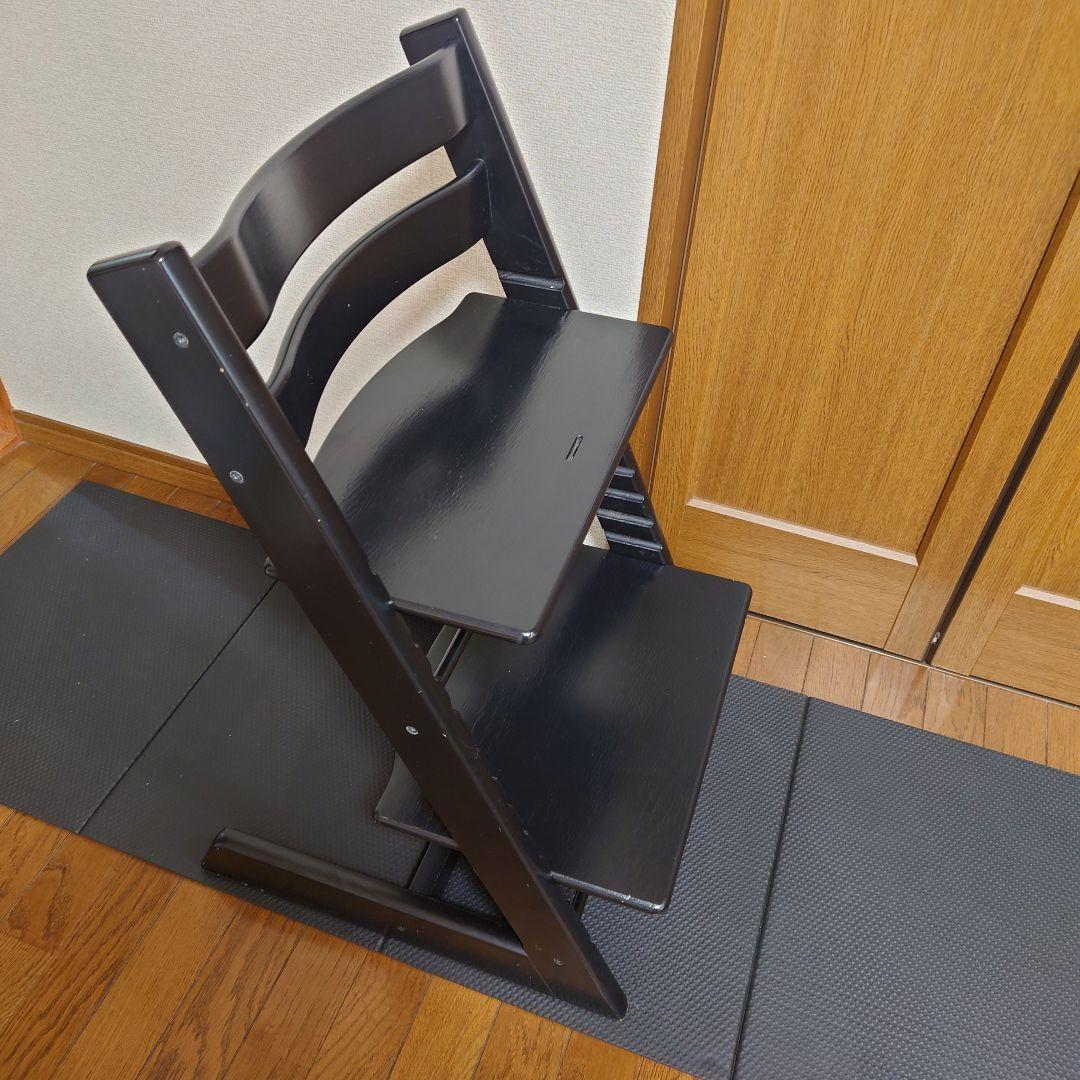 ストッケ　トリップトラップ　椅子　ブラック　廃盤のナンバー6です