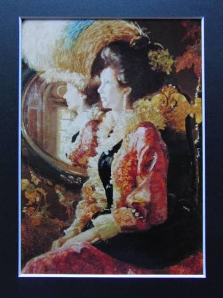 宮永　岳彦、鹿鳴館　翔、希少画集画、新品額装付