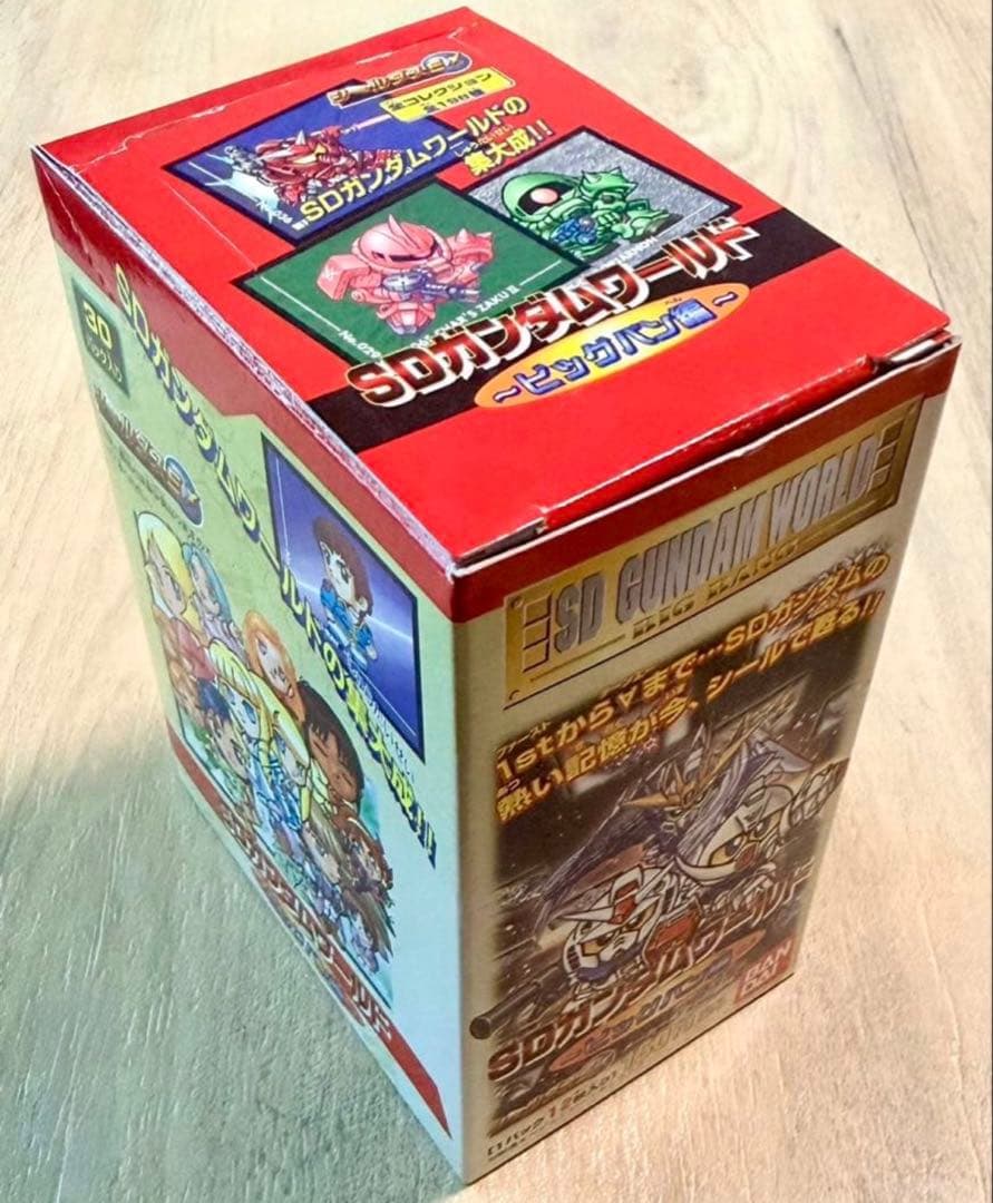 【希少】SDガンダムワールド ビックバン編 シールダスEX 30パック入り SDガンダムワールド シールダスEX ビッグバン編 BOX 爆買 1BOX30パック