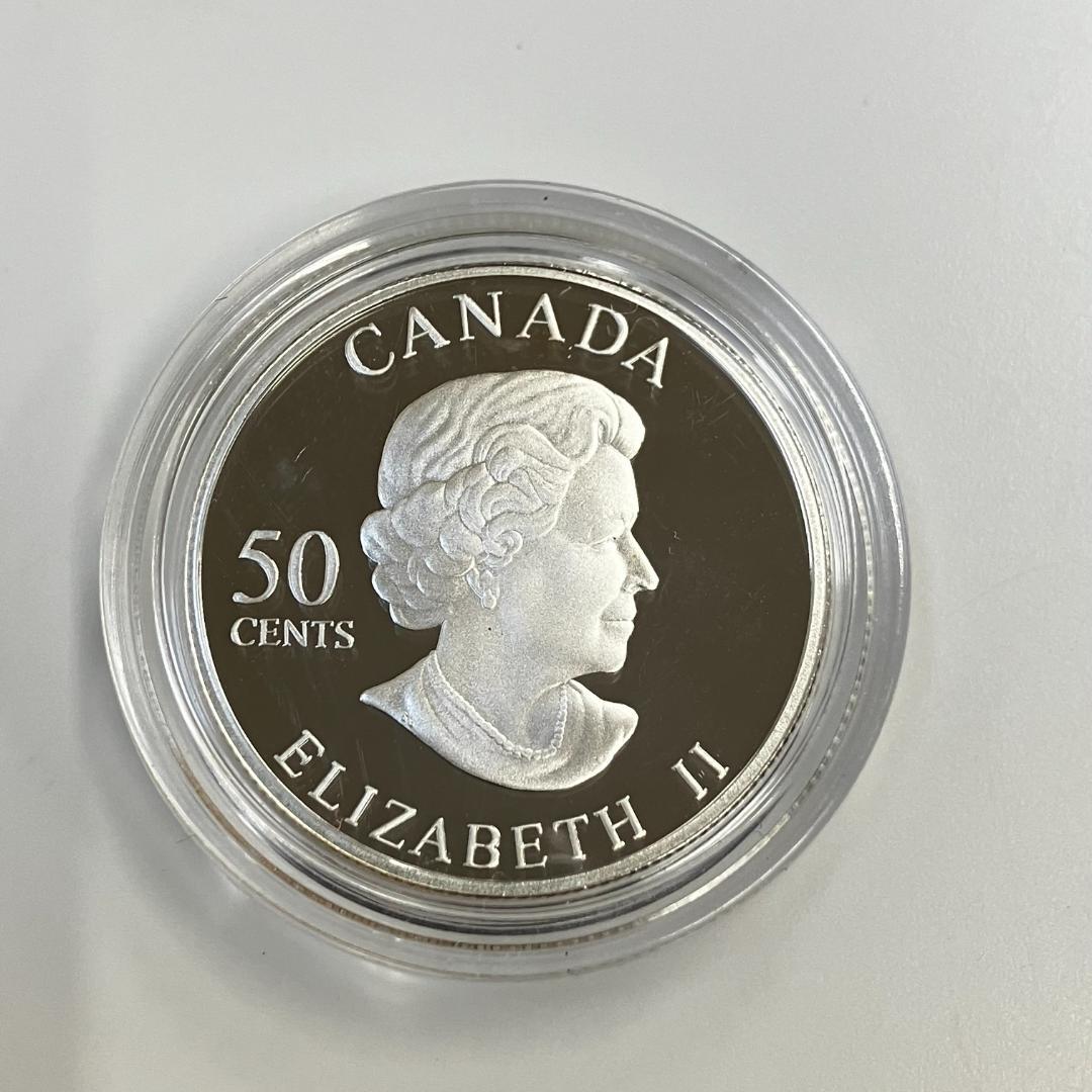 カナダ王立造幣局発行「バタフライコレクション」オオカバマダラ 2005