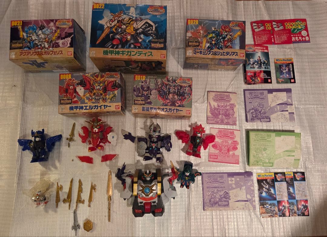 元祖SDガンダム　ガンジェネシス6体フルセット(当時物) Yahoo!オークション -「元祖 ガンジェネシス」の落札相場・落札価格