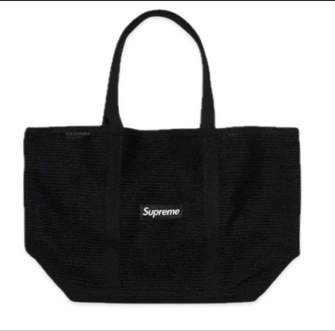 シュプリームトートバック(ブラック) Supreme