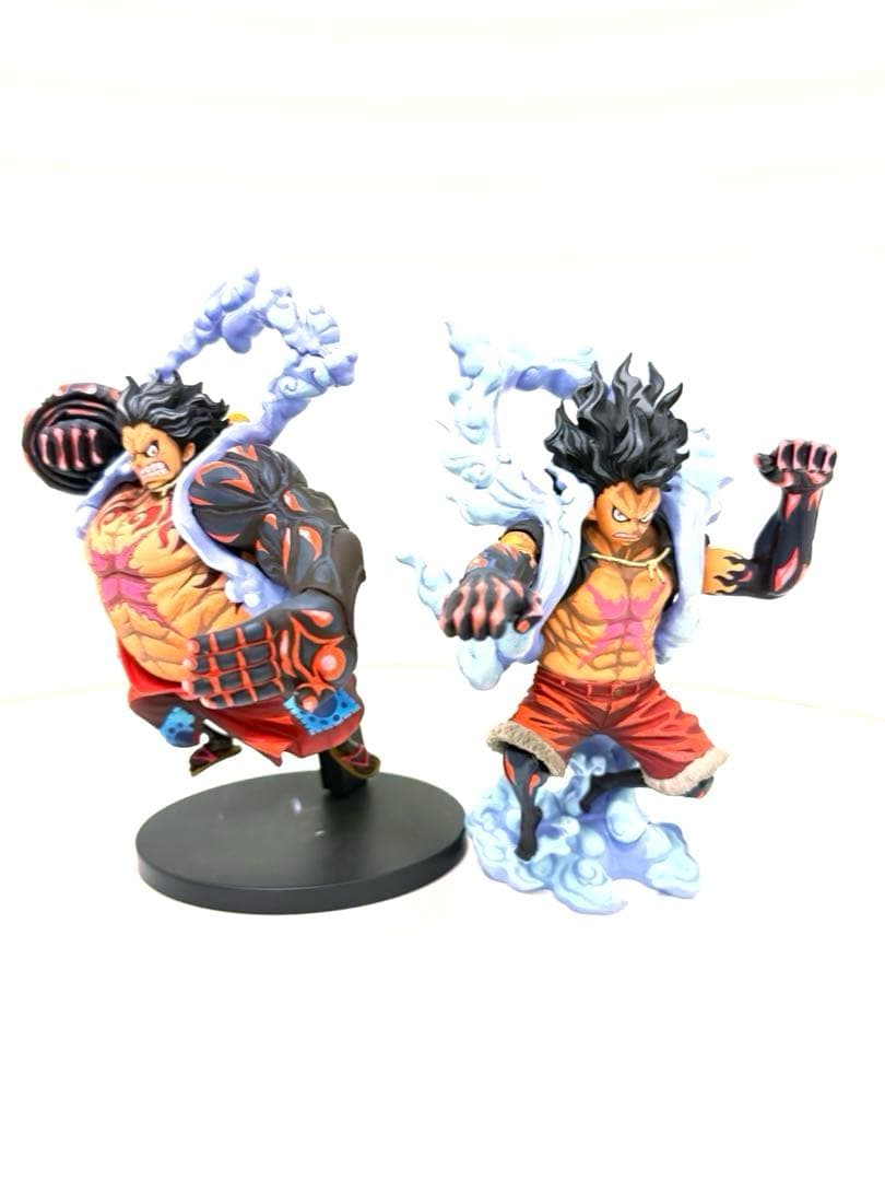 【2体セット】ワンピース ルフィ ギア4 フィギュア 二次元 リペイント