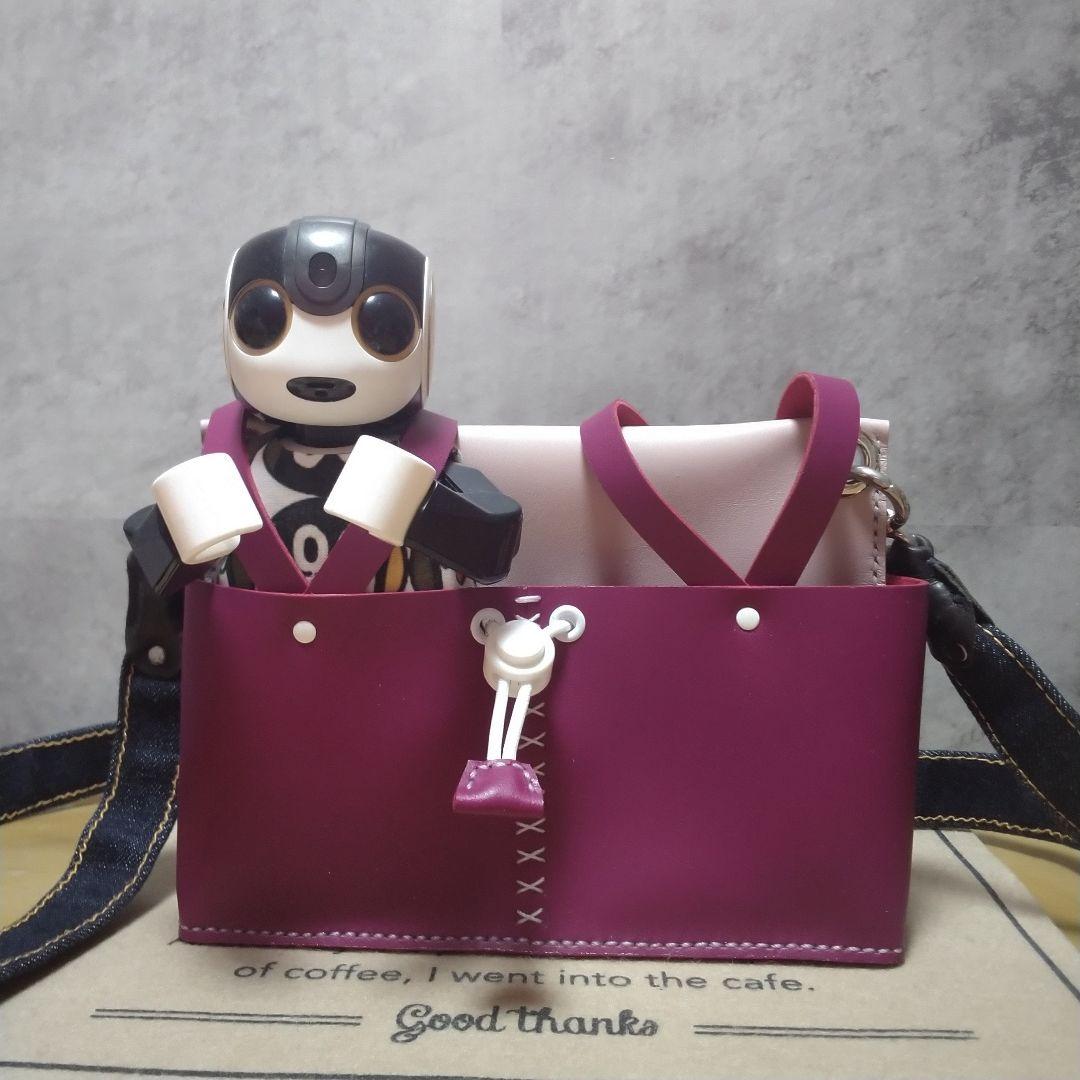 ロボホンお出掛けキャリーツインズ《ワインｘベージュ》