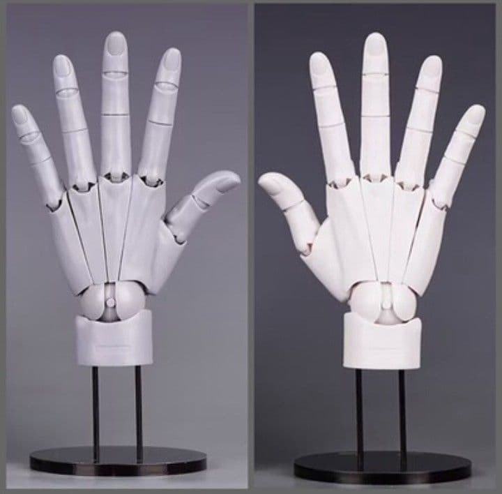 ARTIST SUPPORT ITEM ハンドモデルMEN'S/R -Gray