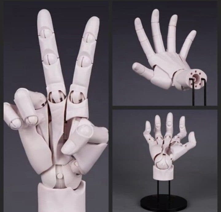 ARTIST SUPPORT ITEM ハンドモデルMEN'S/R -Gray