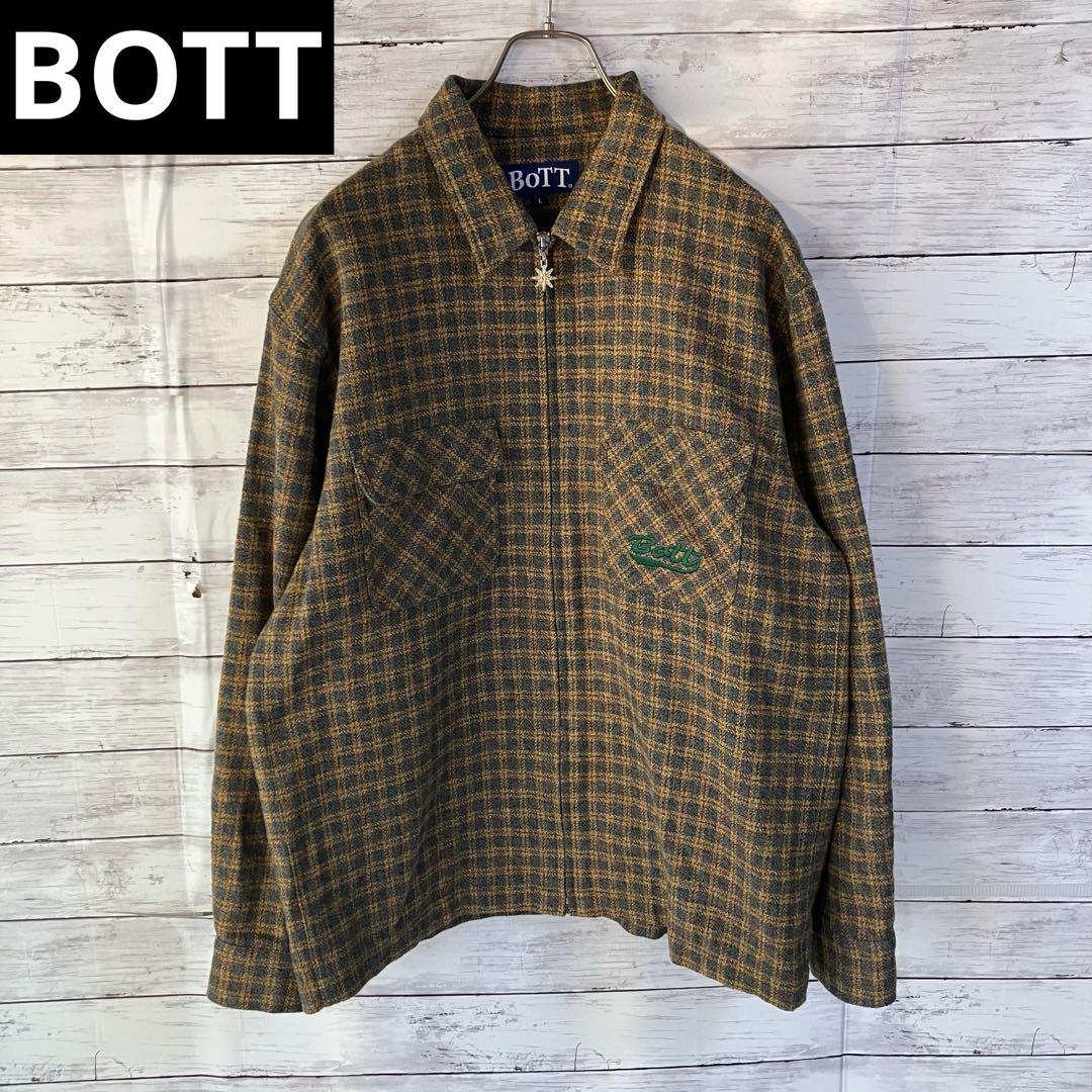 BOTT ボット ジップジャケット チェック