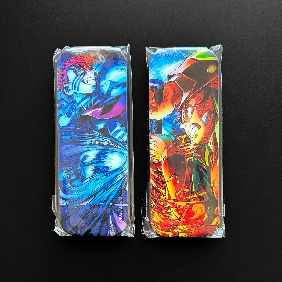 鬼滅の刃 WEBSHOPくじ C賞 ロング缶バッジ 竈門炭治郎 猗窩座 - メルカリ