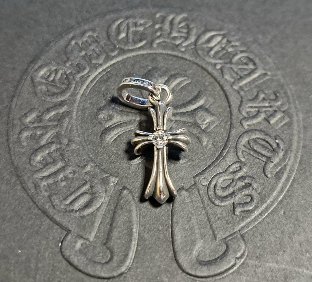 CHROME HEARTS/ CHクロス ベビーファットチャーム アフター1p CHROME HEARTS（クロムハーツ） ベビーファットクロス BBYFAT ダイヤ