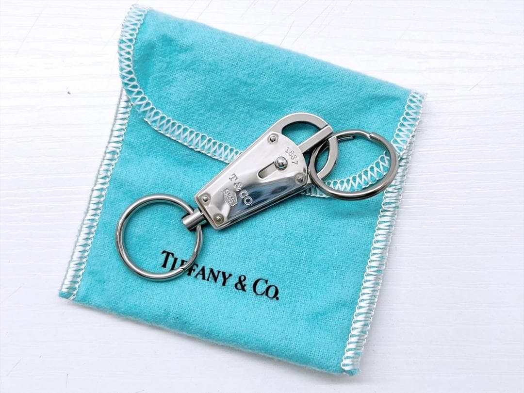 美品　ティファニー　メイカーズ　キーリング　キーホルダー　SV925　メタル