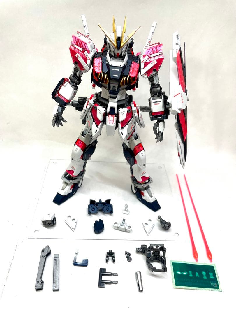 MGナラティブガンダムver.ka νガンダム配色 全塗装 完成品 - メルカリ