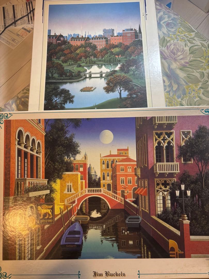 やのまん　ジム　バックルス　ジクソーパズル　1000ピース　2点まとめ　廃盤