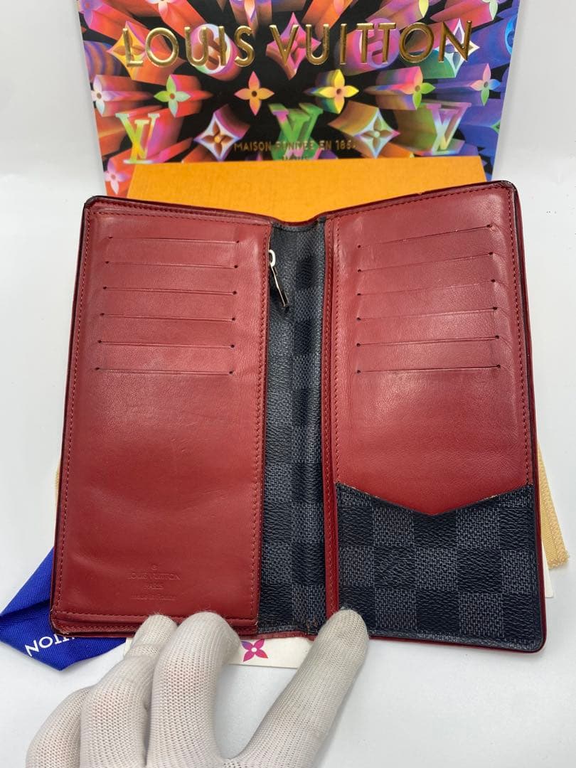 ‼️ 新型　ルイヴィトン 長財布 ポルトフォイユ ブラザ ダミエグラフィット黒