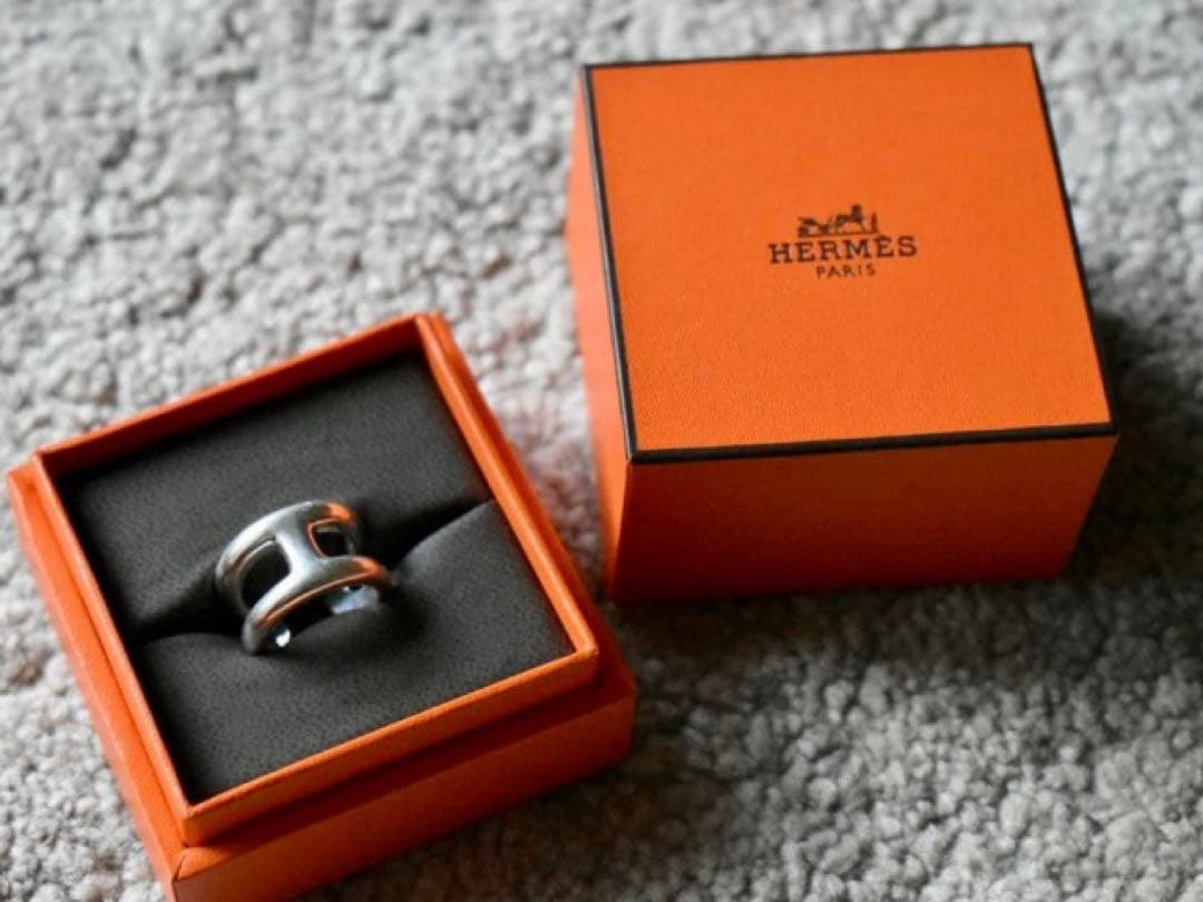 HERMES エルメス リング オスモズ　PM Osmose 49 指輪　9号 楽天市場】【最大2万円OFFクーポン対象・3/5限定】HERMES エルメス