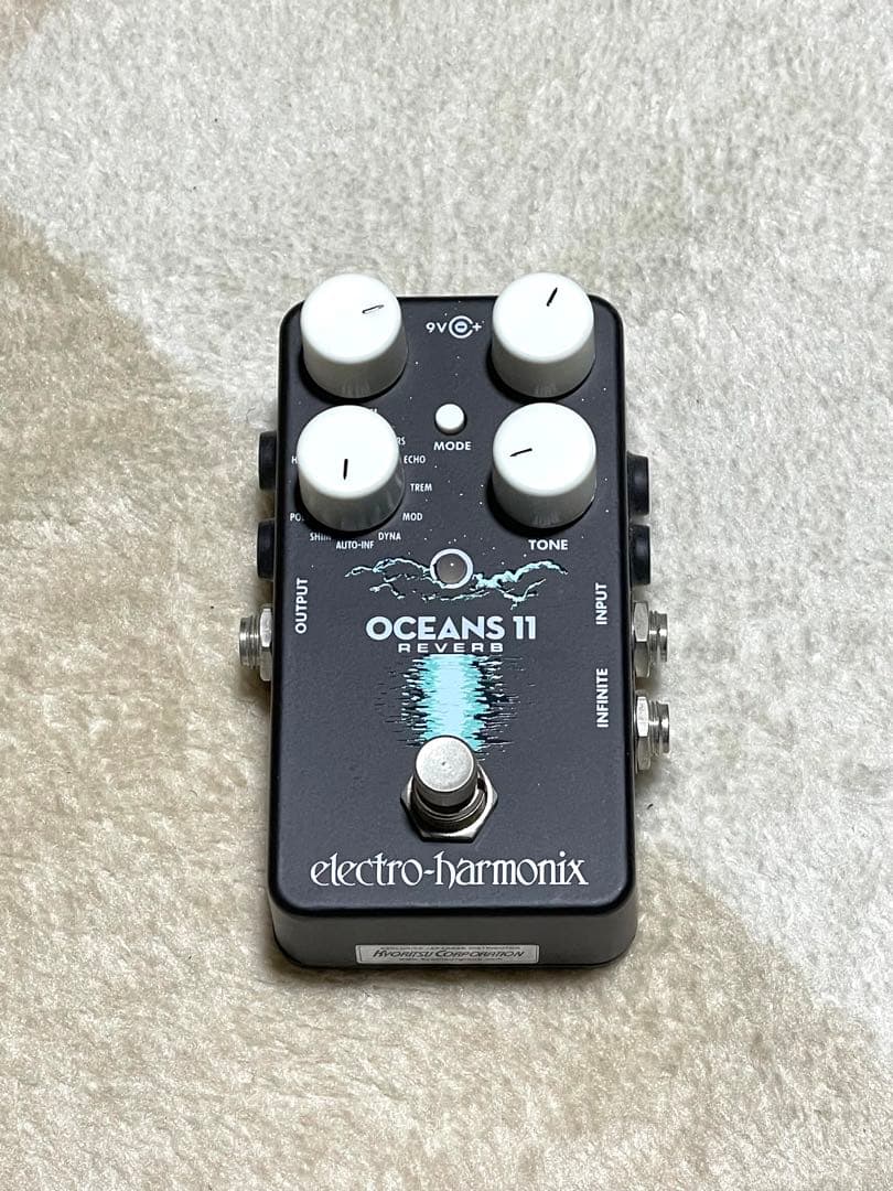ギター electro-harmonix OCEANS 11 REVERB Electro-Harmonix Oceans 11 Multifunction Digital Reverb Effects