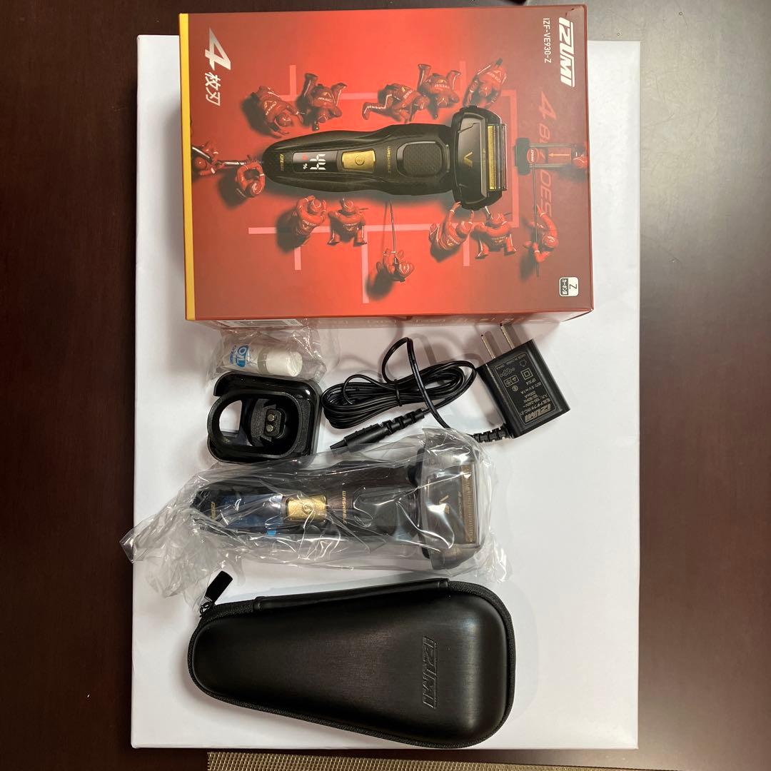 IZUMI メンズ電気シェーバー IZF-VE930-Z 4枚刃