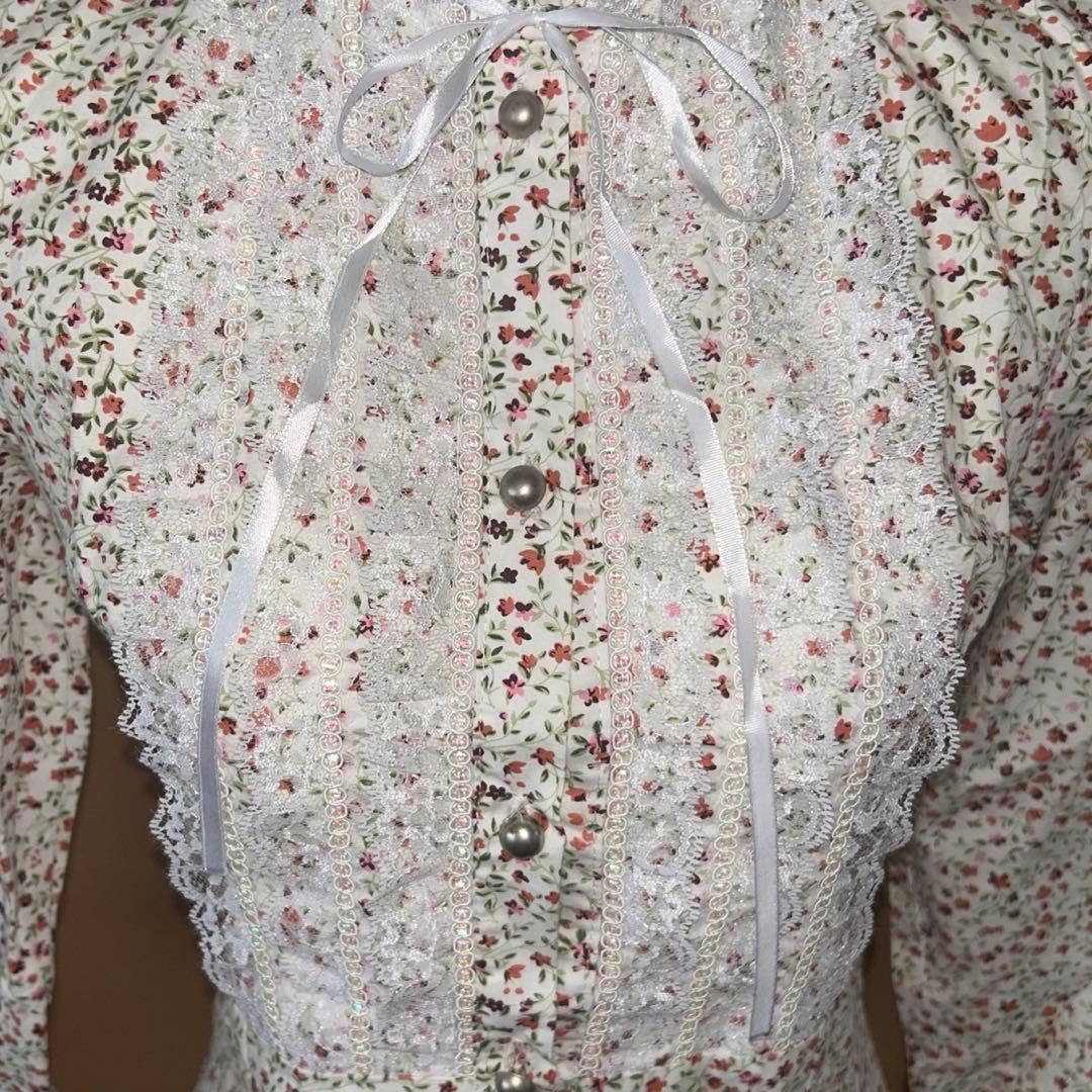 フェアリーグランジ トップス 森ガール 平成レトウィッシュコア 花柄