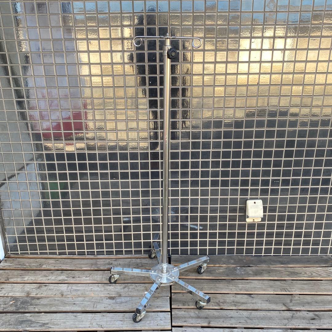 レトロ 点滴スタンド ハンガーラック インテリア 店舗什器 Tバー