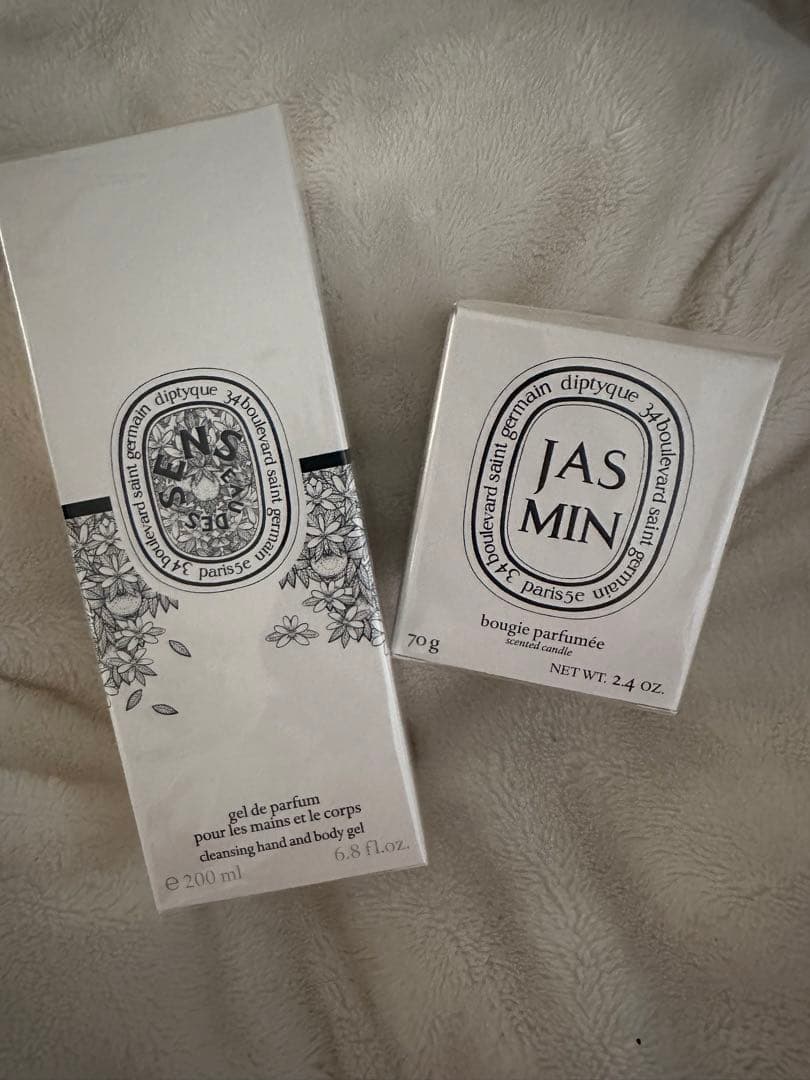 未開封 Diptyque ハンド＆ボディ ジェルとキャンドル セット
