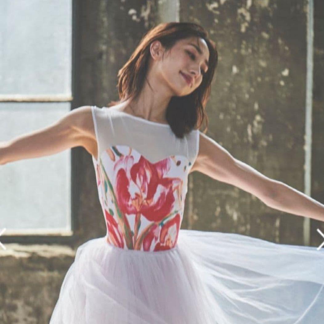 stina jr.M 140-150 チューリップレオタード