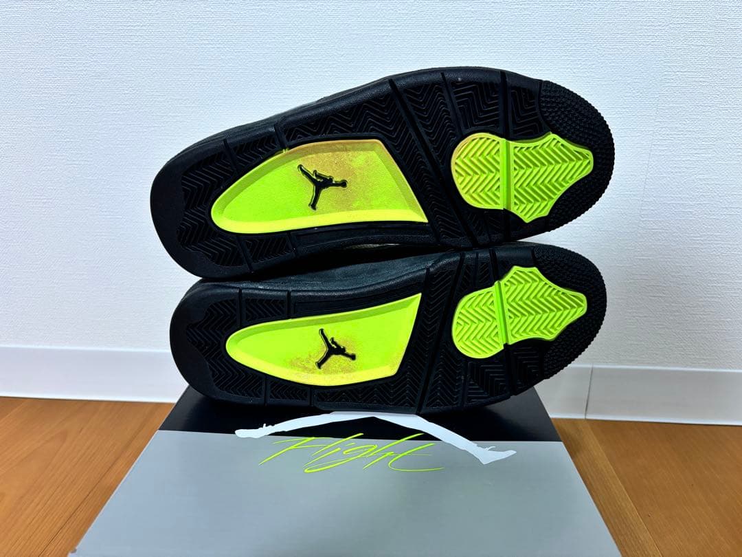 靴 Nike Air Jordan 4 Retro Se \"Neon\"