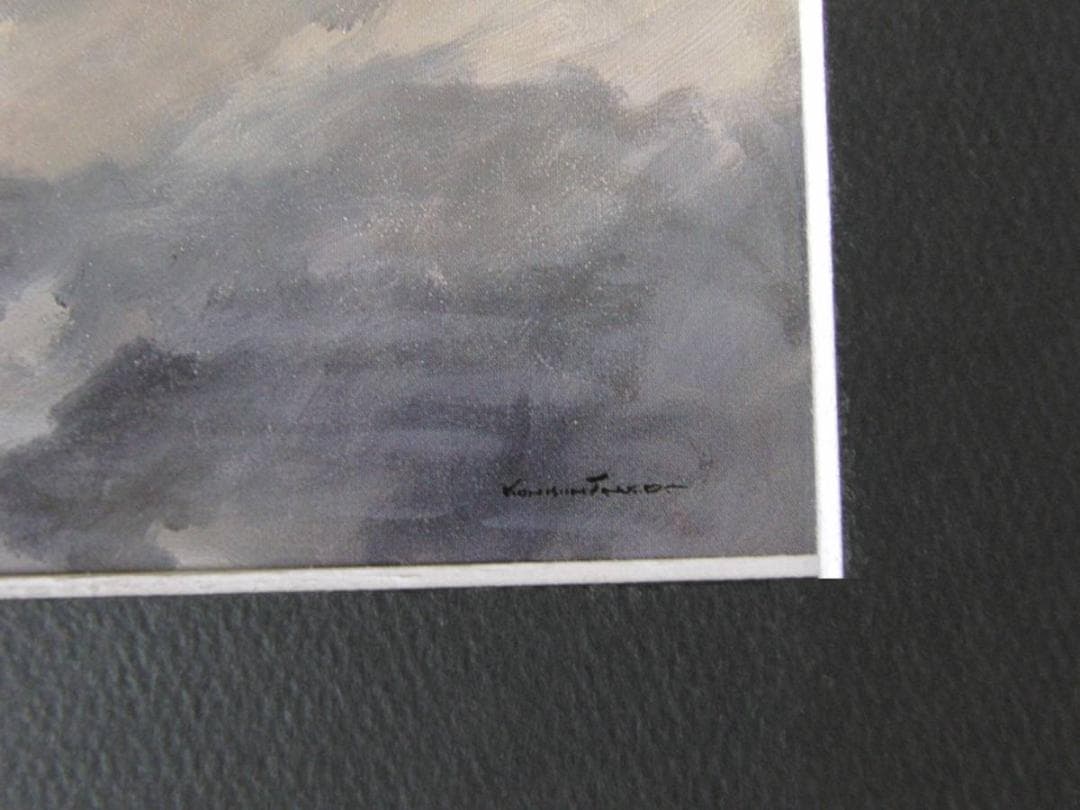 武田好文、【富士】、希少な額装用画集より、新品額装付、状態良好