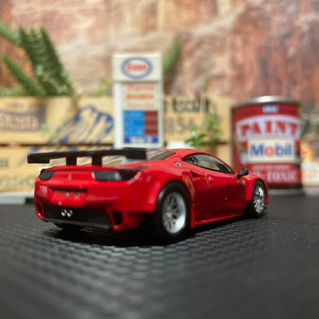 京商1/64 FERRARI 458 italia GT2 レッド ミニカー - メルカリ