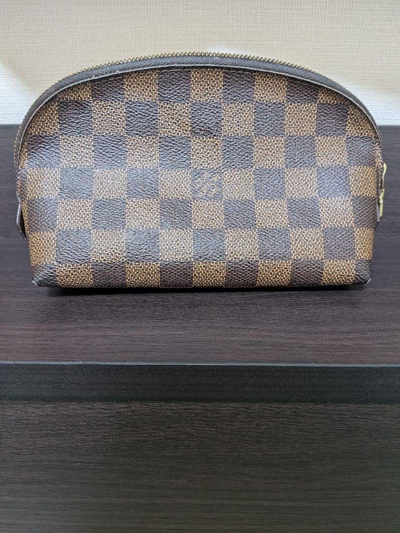 【LOUISVUITTON】ダミエ ポシェット コスメティック PM 化粧ポーチ