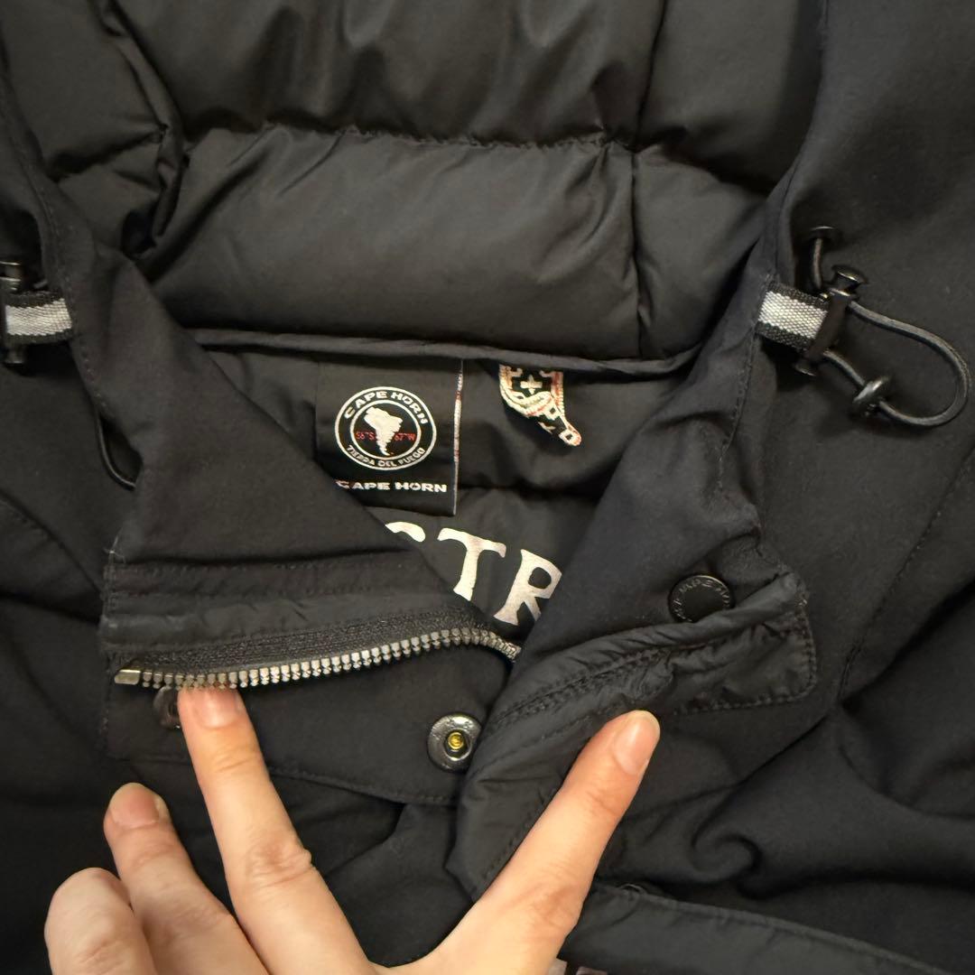 極美品】42サイズ ケープホーン CASABLANCA ダウンコート 黒 - メルカリ