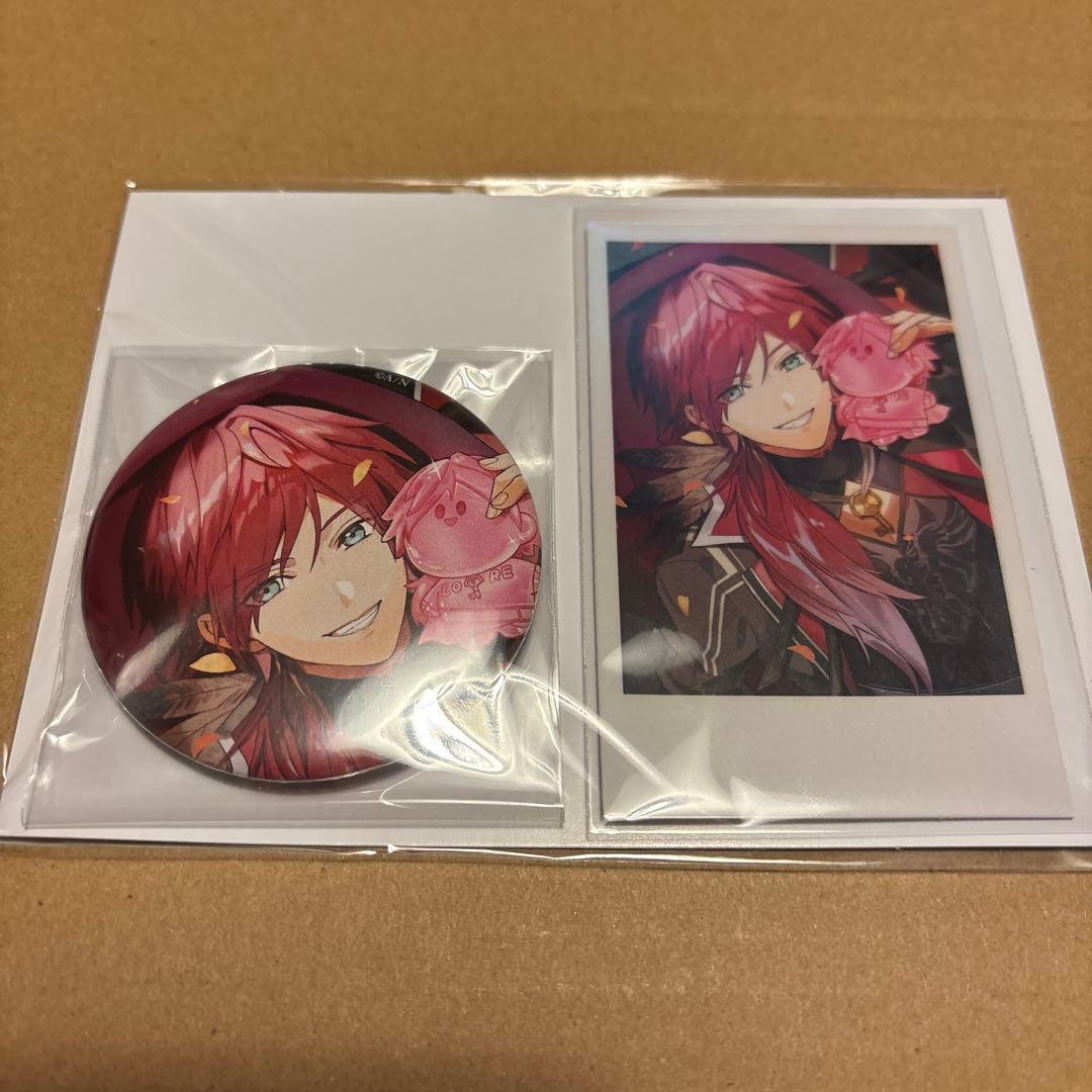 にじさんじ ローレン・イロアス 誕生日グッズ 2024 缶バッジ＆チェキ風