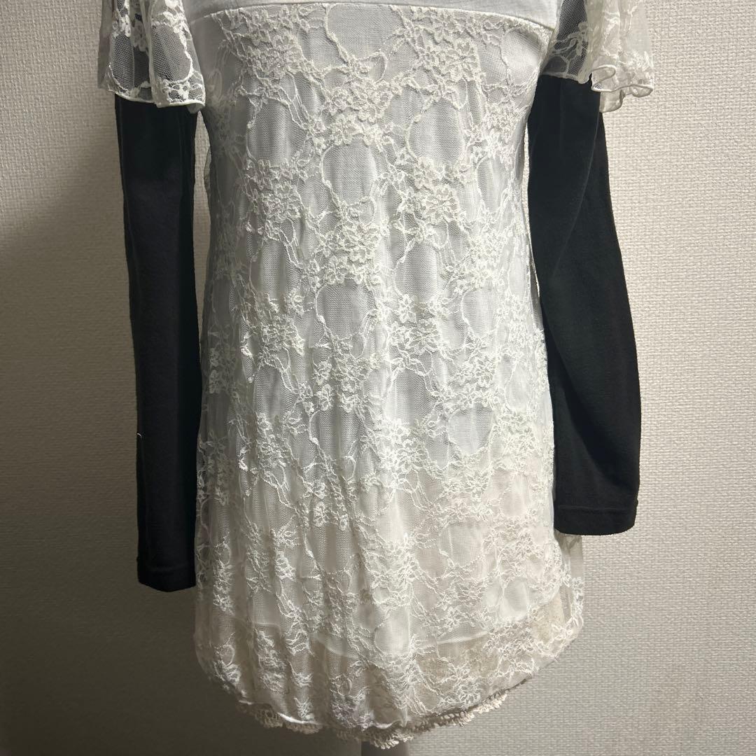 ♡NANAハチ風トップス♡平成 y2k 姫 ガーリー フェアリーグランジ