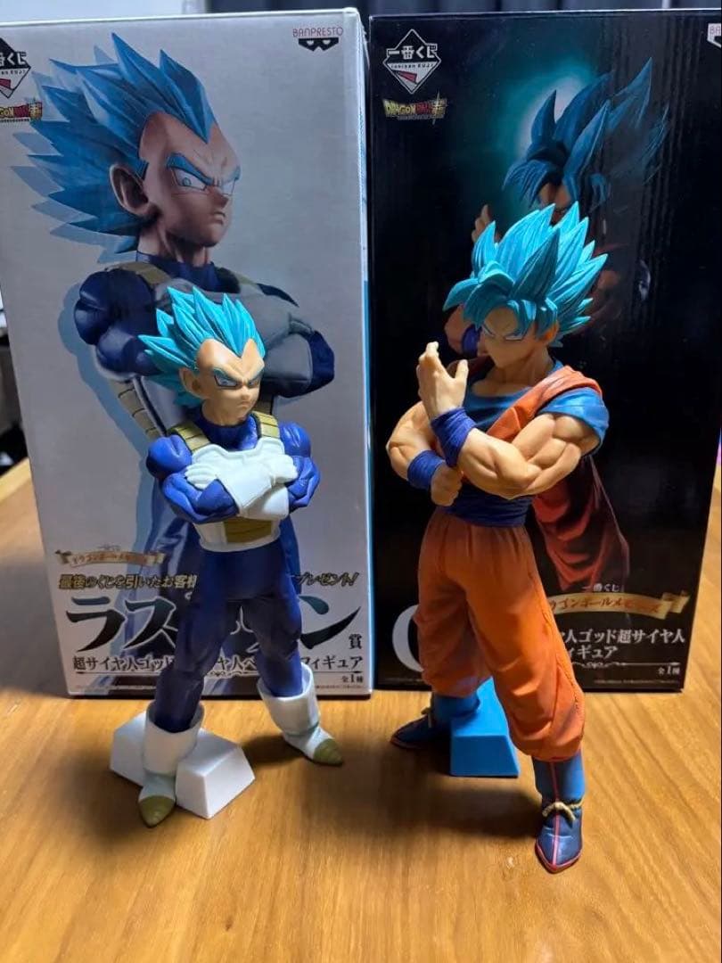 一番くじ　ドラゴンボール　メモリーズ　C賞　ラストワン賞セット　孫悟空　ベジータ