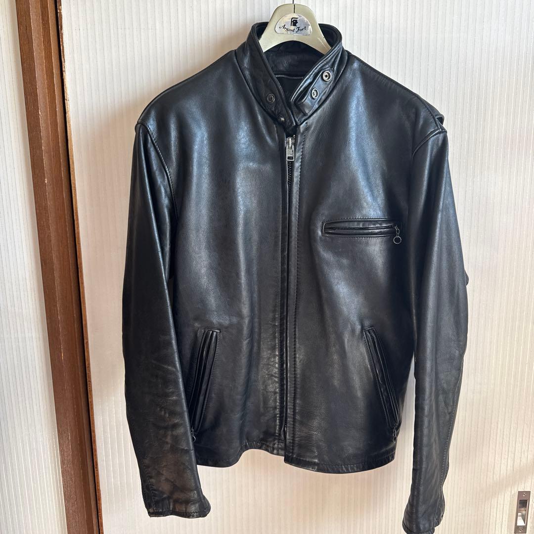 ショットシングルライダースsize40 141