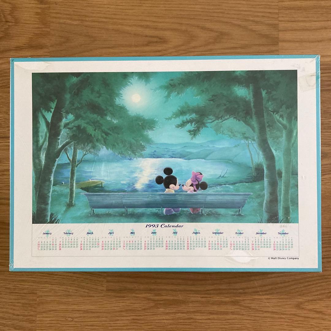 【Disney】ディズニー　1993カレンダー　ジグソーパズル　1000ピース