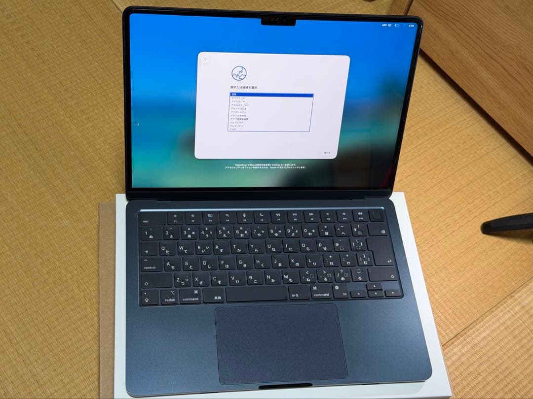 【美品】MacBook Air 13インチM2 ミッドナイト 8GB 256GB