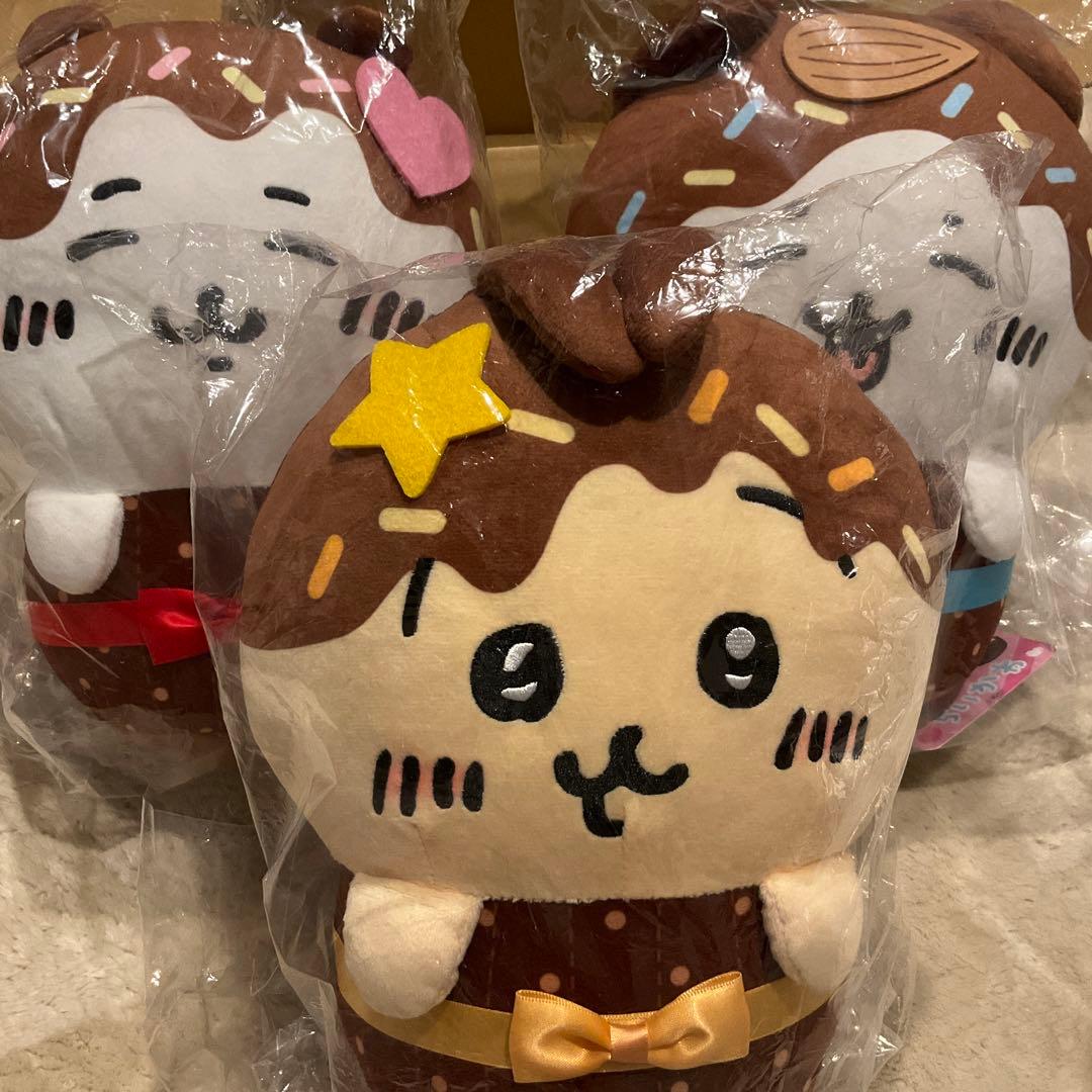 ちいかわ　初期グッズ　トレバ限定　チョコレートぬいぐるみ　ハチワレ　うさぎ