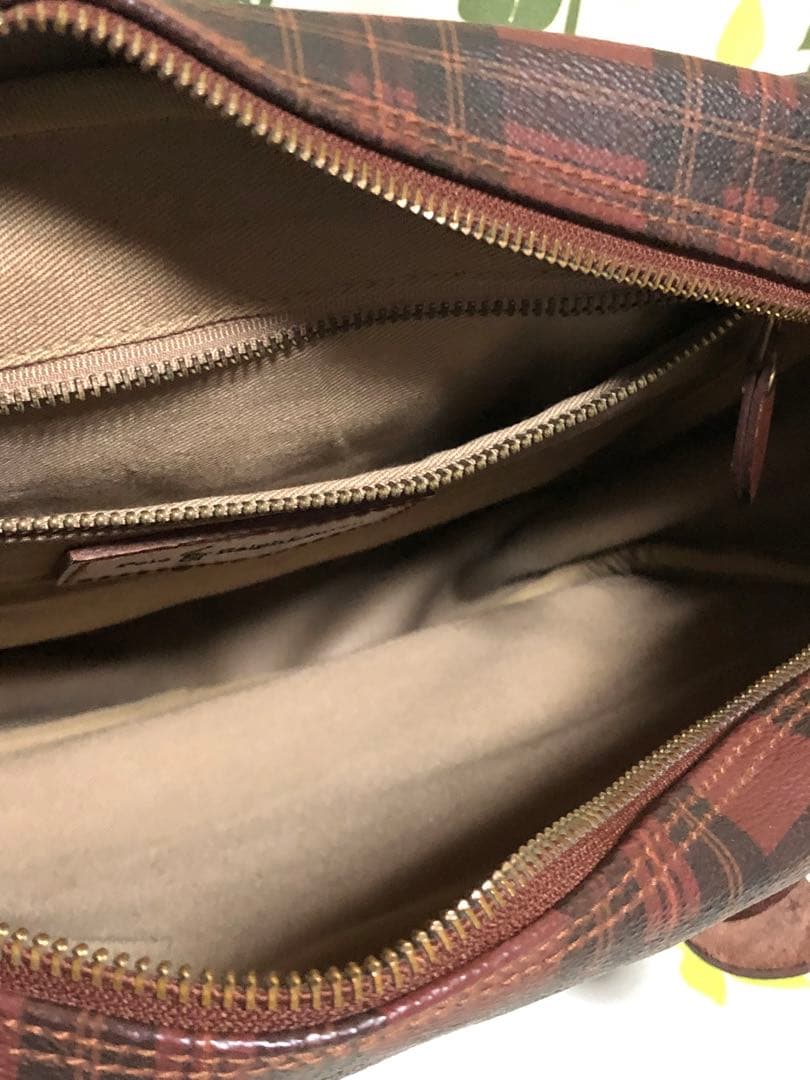 メ(^ ^)y【美品】ポロラルフローレン ヴィンテージ バッグ チェック
